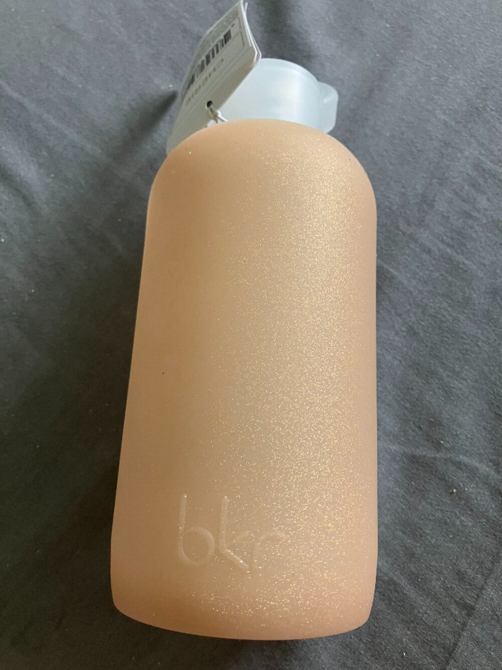 BKR Little Glass Water Bottle in Cherie (Sparkly Gold) 16oz/500ml Rare